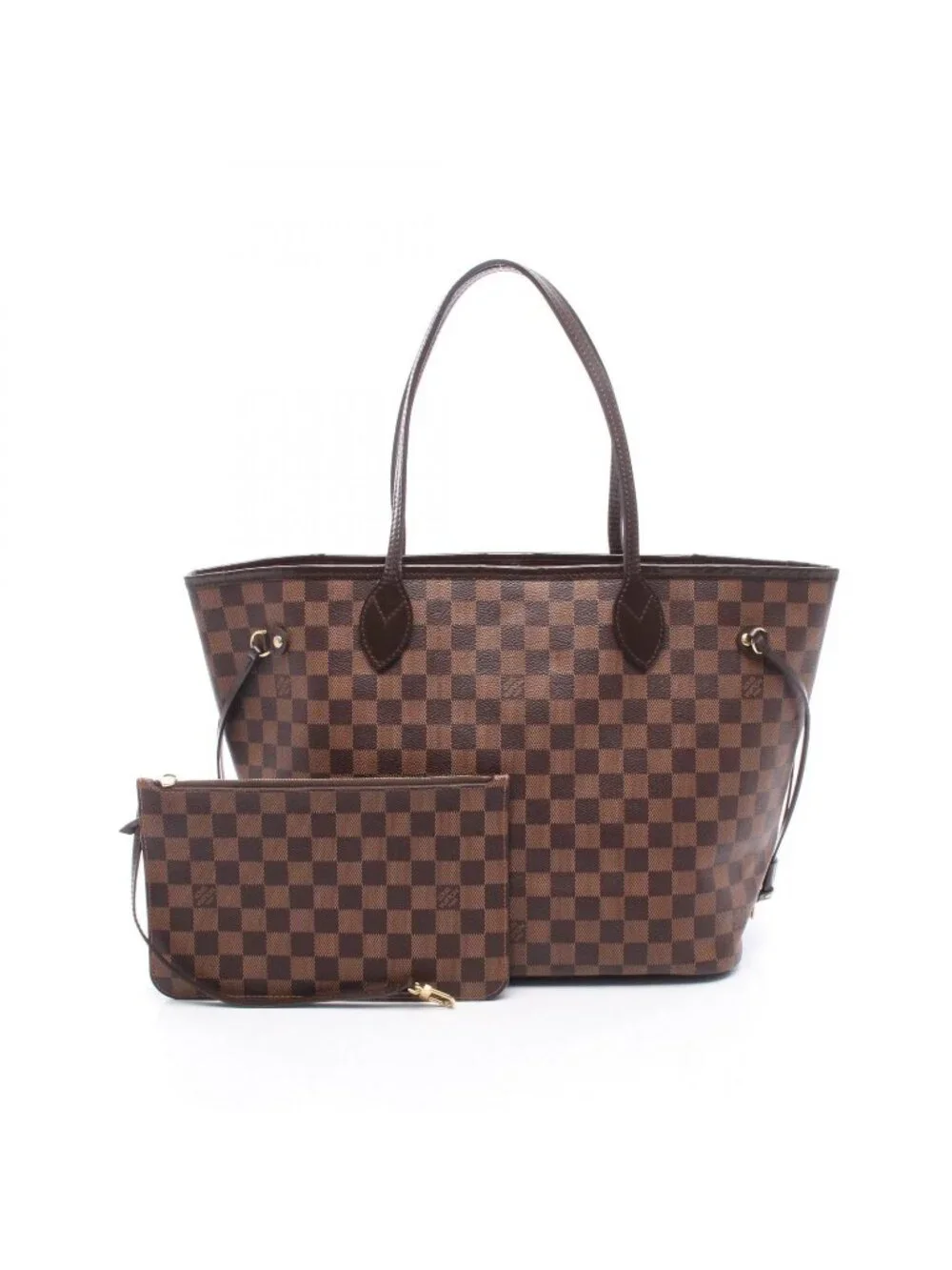 Louis Vuitton Tote Neverfull MM Canvas Leather